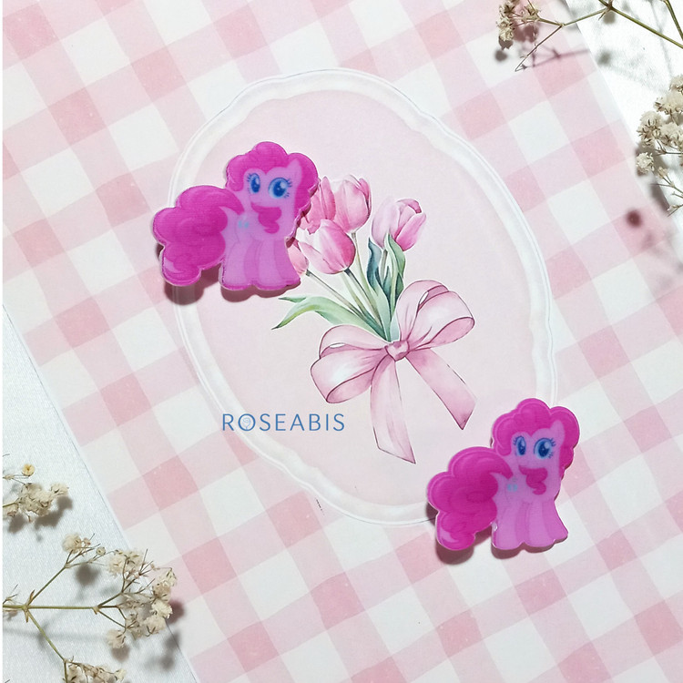 گیره انبری ایموجی پینکی پای صورتی